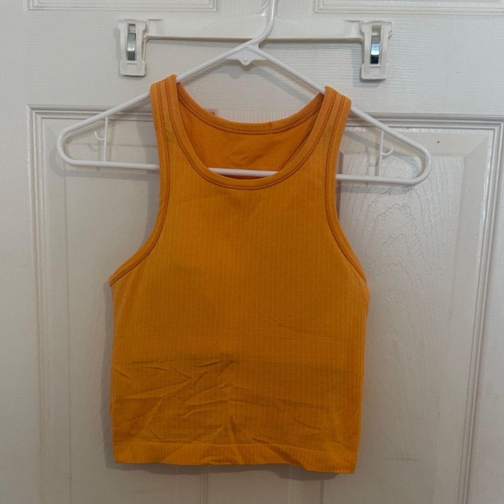 Lululemon ebb to street cropped racer back